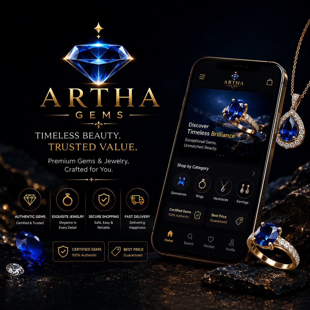 Artha Gem Dashboard